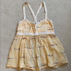 Free People Tie Back Top Size S